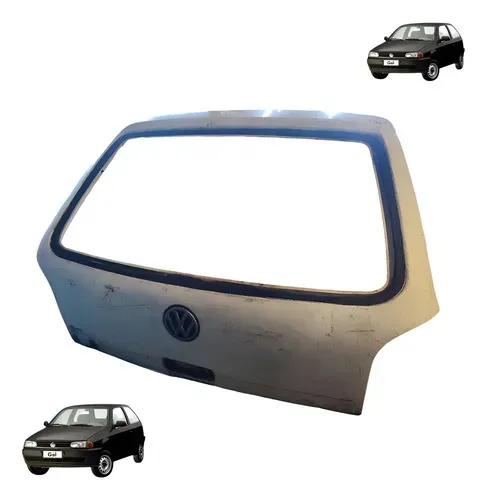 Tampa Traseira Porta Malas Vw Gol G3 Power 2003 A 2005 Branco