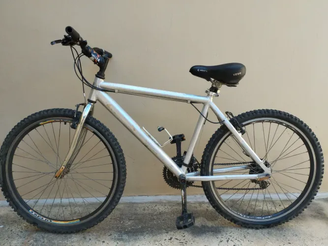 Bicicleta Cromada