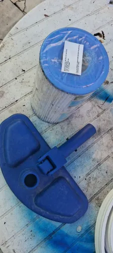 ?Kit Limpeza Piscina: Refil Intex Tipo A (Novo) + Aspirador.
