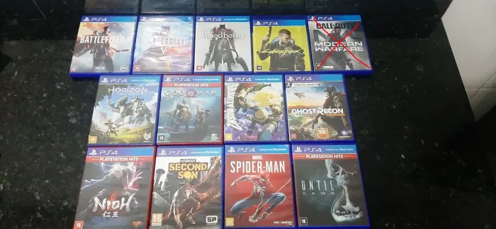 Lote Jogos PS4 Mídia Física (Ótimo Estado) - Originais / Vendo Separado