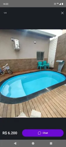 Piscina de 4 metros completa ?