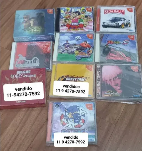 JOGOS ORIGINAIS DREAMCAST TÍTULOS PREÇO DIFERENTES VEJA FOTOS ÚLTIMOS ORIGINAIS APROVEITEM