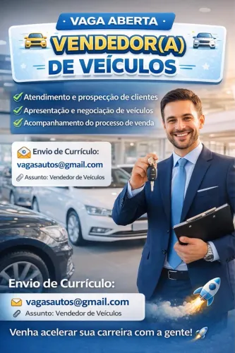 Vaga: Vendedor de Veículos 