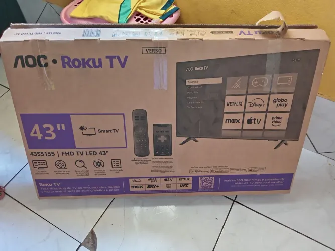 Vends Se essa tv smart aoc 43 polegadas