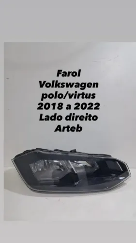 Farol Volkswagen Polo/Virtus 2018 2019 2020 2021 2022 Lado Direito Arteb