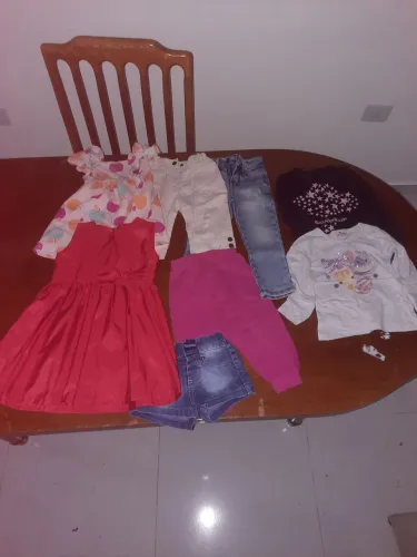 Lote de roupa menina 2 a 3 anos