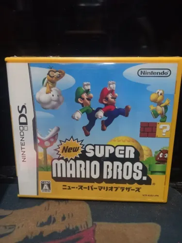 JOGO NEW SUPER MARIO BROS NINTENDO DS JP ORIGINAL COMPLETO