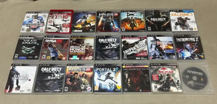 Jogos de PS3 preço na descrição 