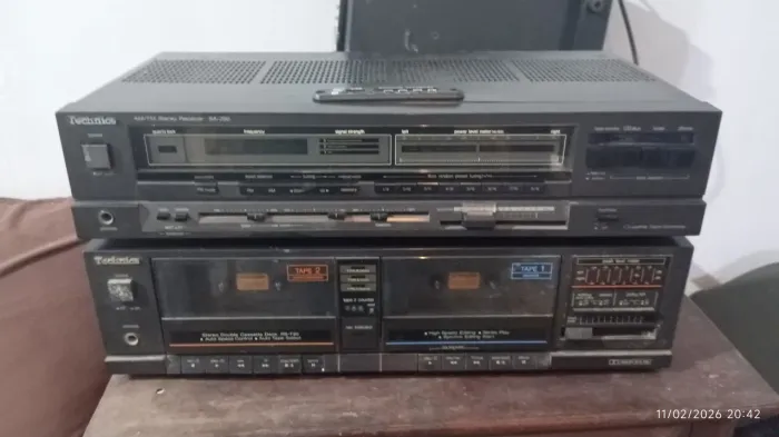 Receiver tecnhics+ dek K7 original uma relíquia