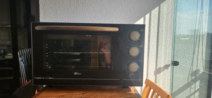  [ESTADO DE NOVO] Forno Fischer Turbo Fast 2.4 48L + Air Fryer - 220V
