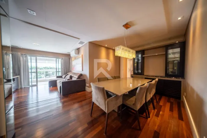 Apartamento Mobiliado com Sacada Gourmet, 3 Suítes e 3 Vagas para Alugar, 158 m² - Água Ve