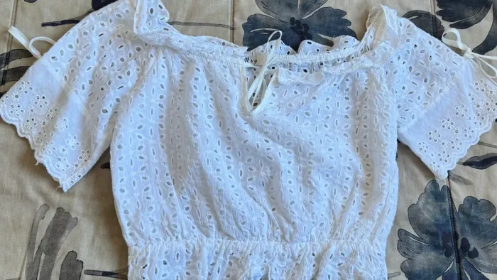 Cropped branco em lese