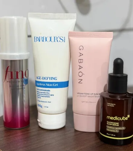 kit skincare e cabelo fino barbours gabaon medicube