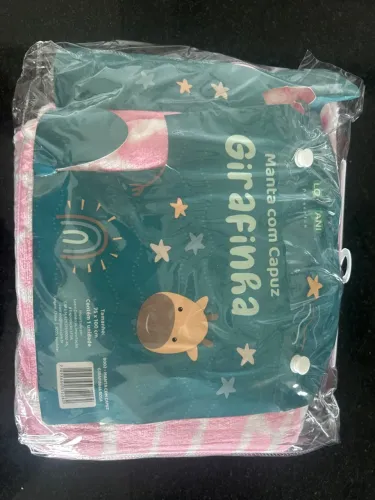 Manta com capuz - Girafinha