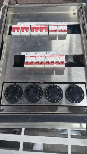 Painel elétrico ino 304 cozinha profissional proteção anti-sustos e proteção de aqueciment