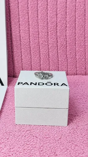 anel pandora prata aro 18