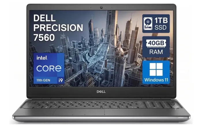 Dell Precision 7560 Workstation 40gb 1T SSD