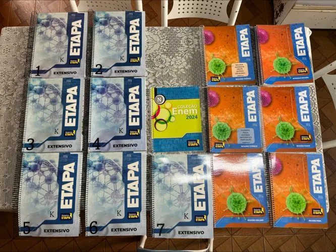 Coleção de apostilas extensivo vestibular etapa