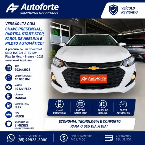 Chevrolet Onix Hatch LT 1.0 12V Flex Mec. 4P 2025