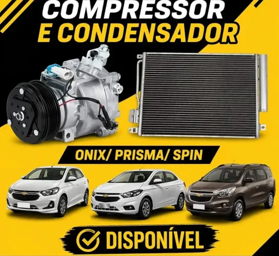 Condensador e compressor