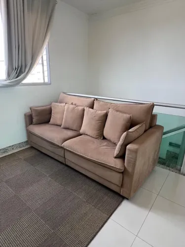 Sofá lindo 4 lugares super novo!