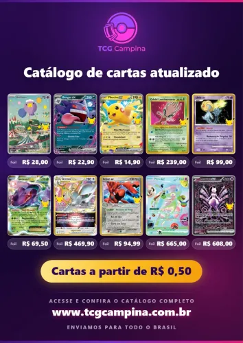 Cartas Avulsas Pokémon TCG