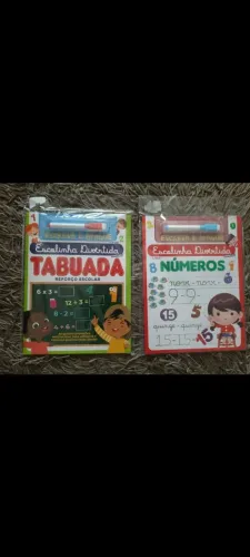 2 Livros Escolinha Divertida Reforço Escolar novos