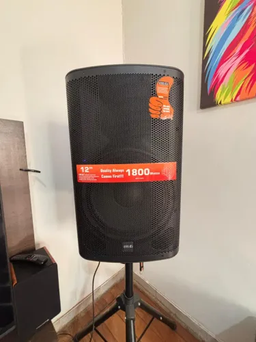 Caixa de som ativa BLG BP21 1800W RMS