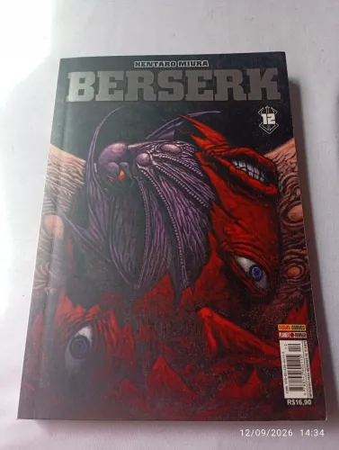 MANGÁ BERSERK 12 EDIÇÃO DE LUXO 2016 Panini (USADO EM BOM ESTADO)