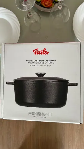 Panela Fissler  | ferro fundido - 24 cm - 4,2 L | importado | Novo