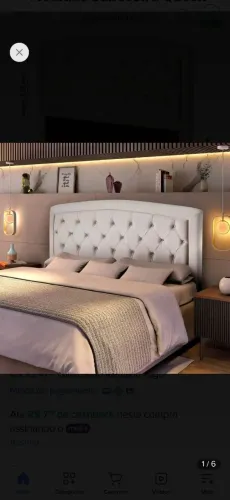 Cabeceira Estofada para Cama Queen 1,60m Florença