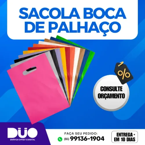 Sacola Boca de Palhaço