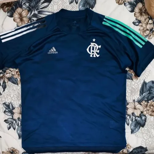 camisa original 2019 flamengo adidas treino azul tamanho g 2020