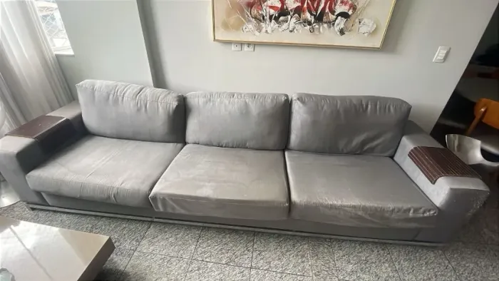 Sofá usado de 3 lugares