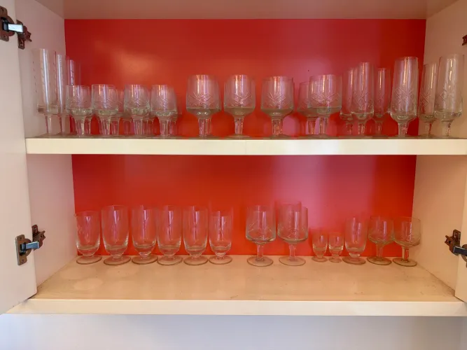 Copos de cristal