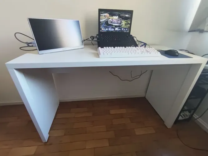 Mesa de escritório mdf branco