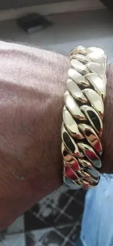 Pulseira Grumet em ouro 18k