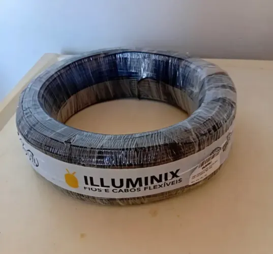 Rolo de fio flexível 100 metros NOVO R$ 100 1x2,5mm