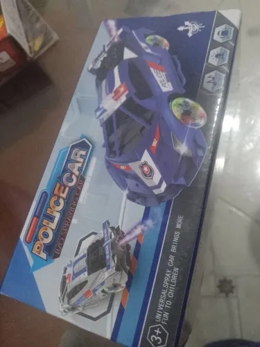 Carrinho de Polícia Infantil com Luz e Som Novo