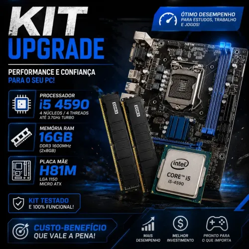 Kit Upgrade i5 + H81 + 16gb ram