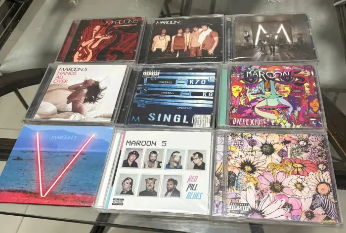 cds maroon 5 five coleção quase completa