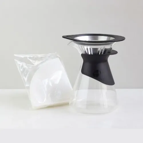 Conjunto Café Decanter Fluire Pressca 50 Filtros Papel