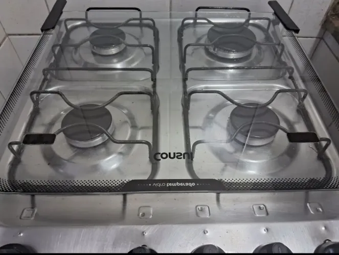 Fogão de inox consul convertido para gás encanado