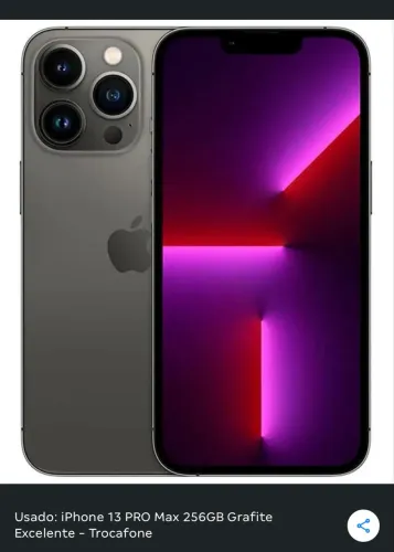 iPhone 13 Pro Max 256 bateria 88%