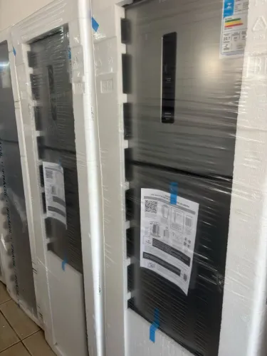 Geladeira Panasonic de 391L inox inverter duplex nova na caixa 