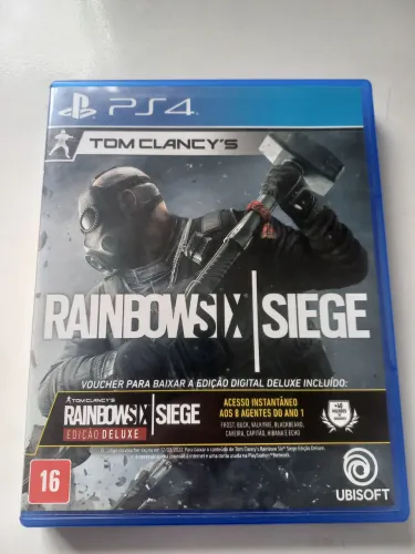 rainbowsix siege edição deluxe para ps4 (nunca usado)