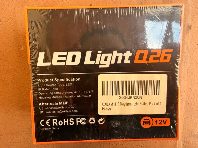 Lâmpada LED OXILAM H15 DRL / Farol Alto 6500K