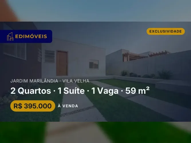 Jardim Marilândia: Casa 2 quartos com sala iluminada e cozinha funcional