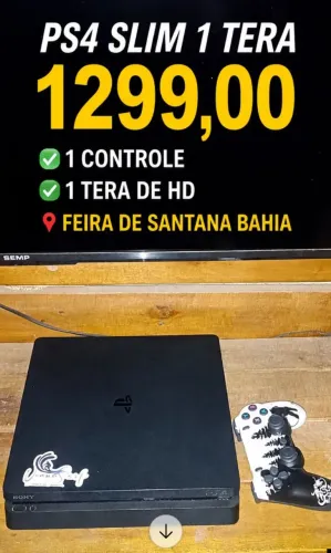 Ps4 slim 1tera