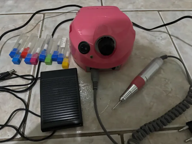 Lixadeira Motor Elétrica Nail Designer 30.000 RPM Bivolt